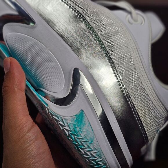 Nike Air Jordan XXXVI 36 Low PF Guo Ailun Women's 10 Silver Jade DM9032-130 Shoe - Picture 14 of 17